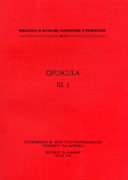 Opuscula III: 3